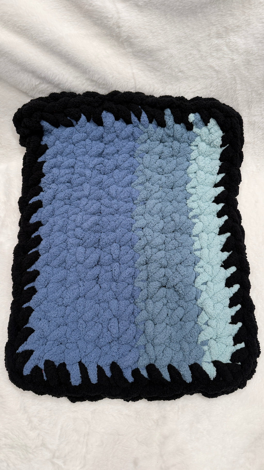Amazonite Set — Handmade Plush Pet Bed & Matching Pet Mat