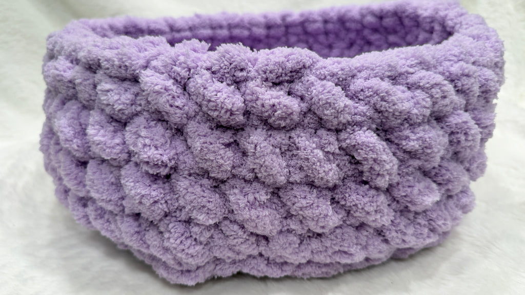 Amethyst Shadow Set — Handmade Plush Pet Bed & Matching Pet Mat