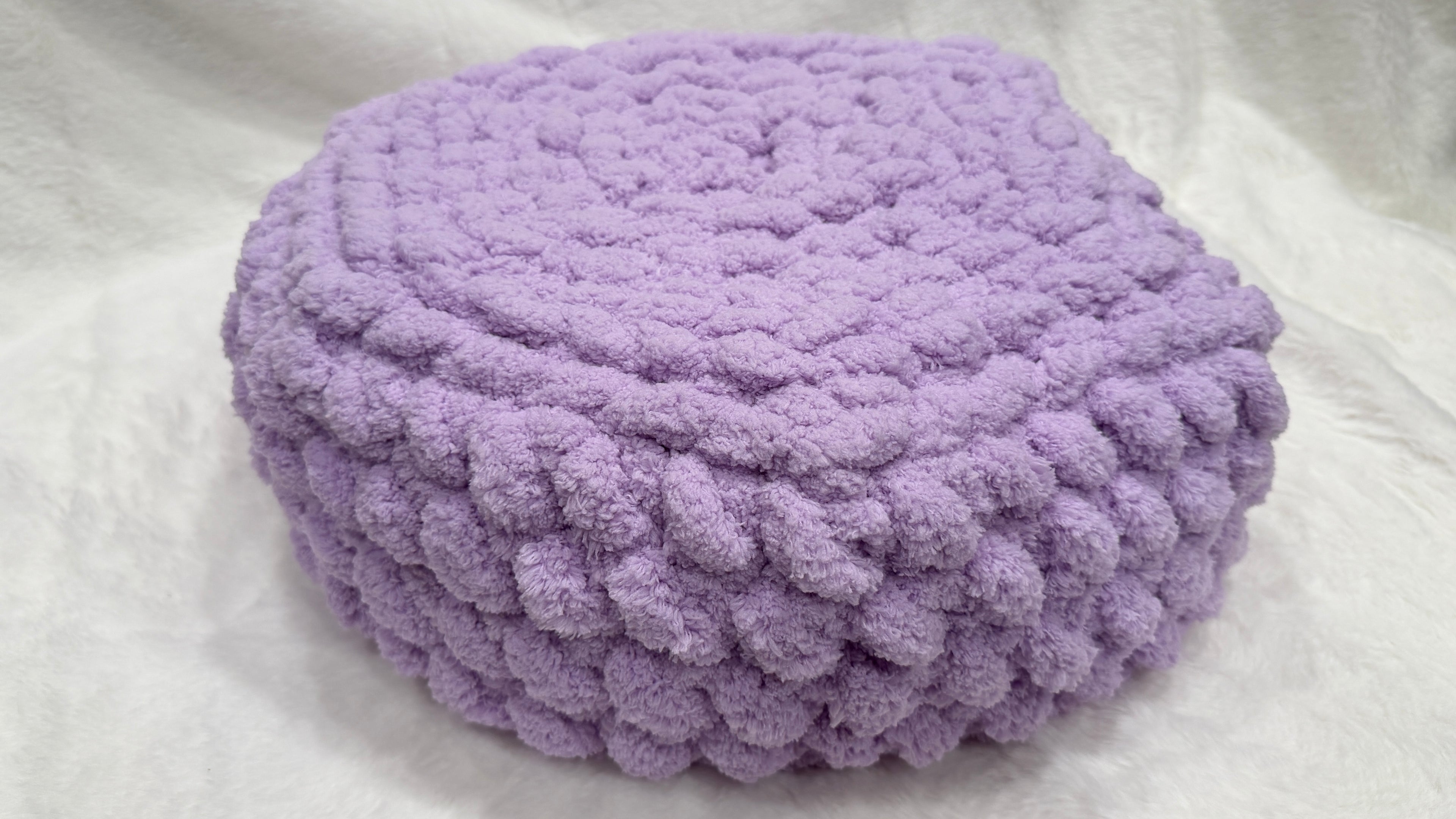 Amethyst Shadow Set — Handmade Plush Pet Bed & Matching Pet Mat